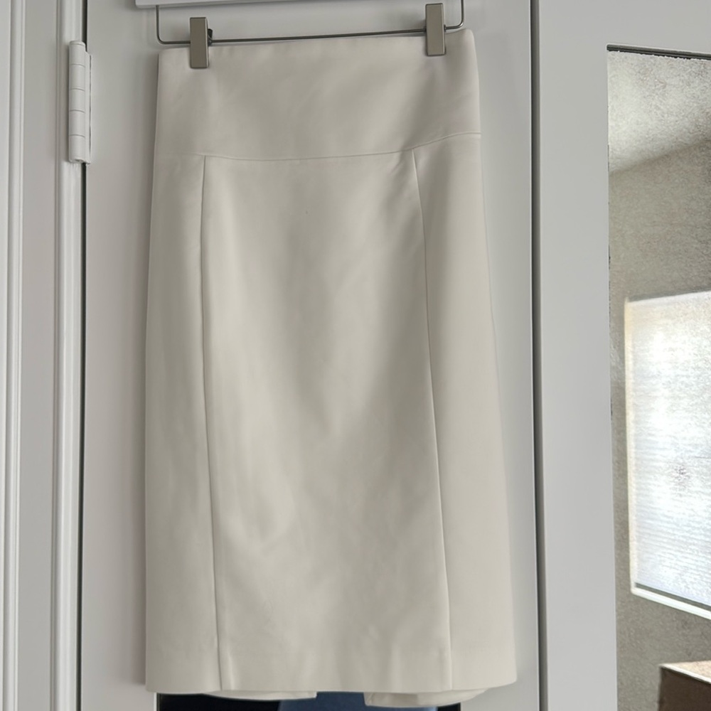 Express white high waisted pencil skirt